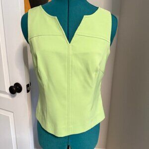 Flattering Lime Green 2-Pce Pantsuit - Sz 6